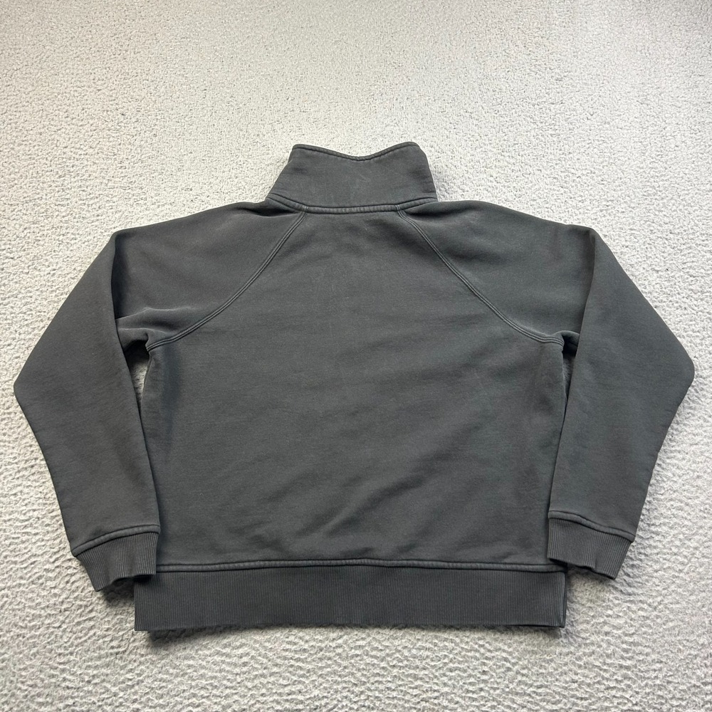 Vuori Womens Restore Half Zip Pullover Sweatshirt Black Charcoal Terry Small - Picture 3 of 9